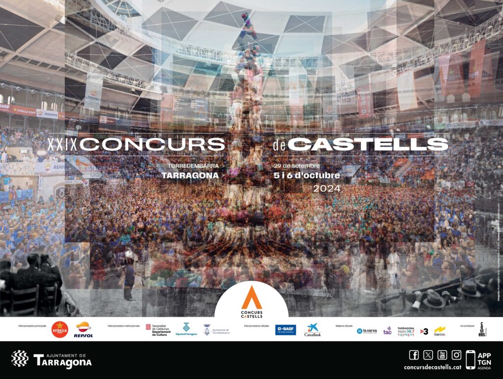 Cartell del Concurs de castells 2024