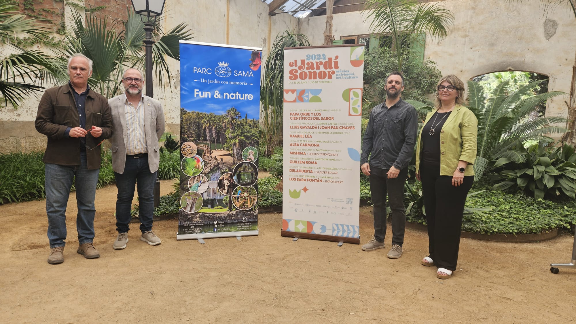 Presentació de la Festa dels Indians del Parc Samà i el Jardí Sonor