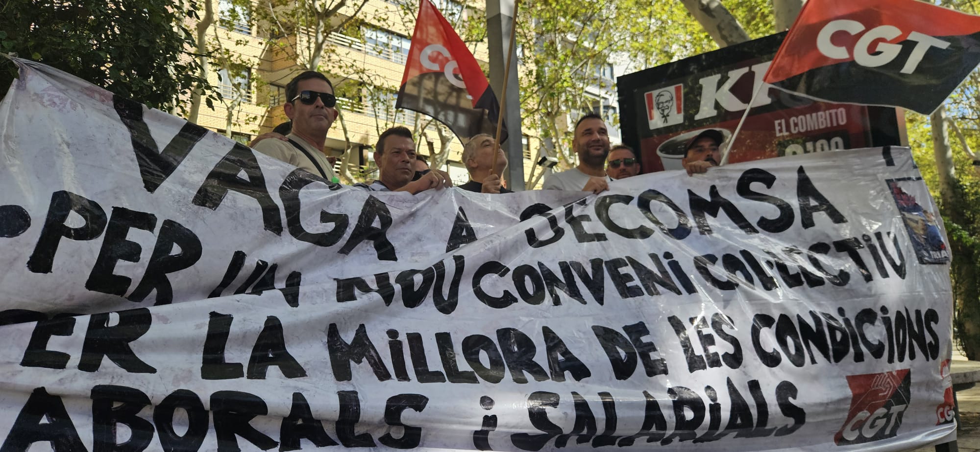 concentració treballadors SECOMSA