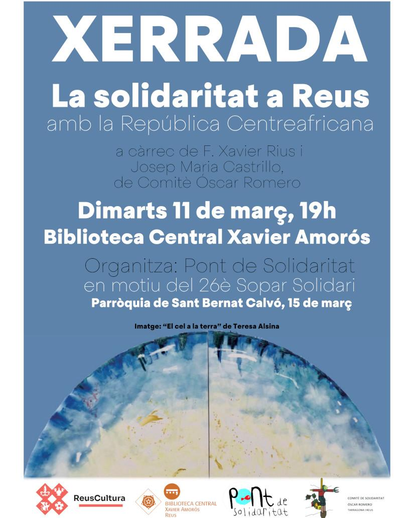 Xerrada: La solidaritat a Reus amb la República Centroafricana