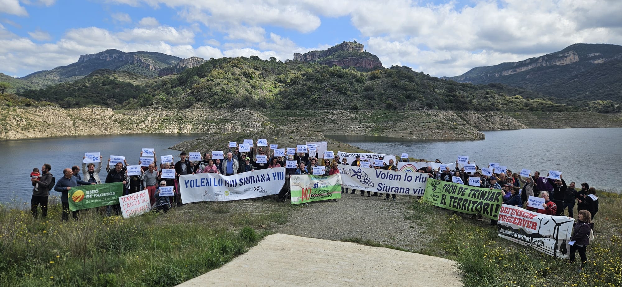 Concentració pantà de Siurana
