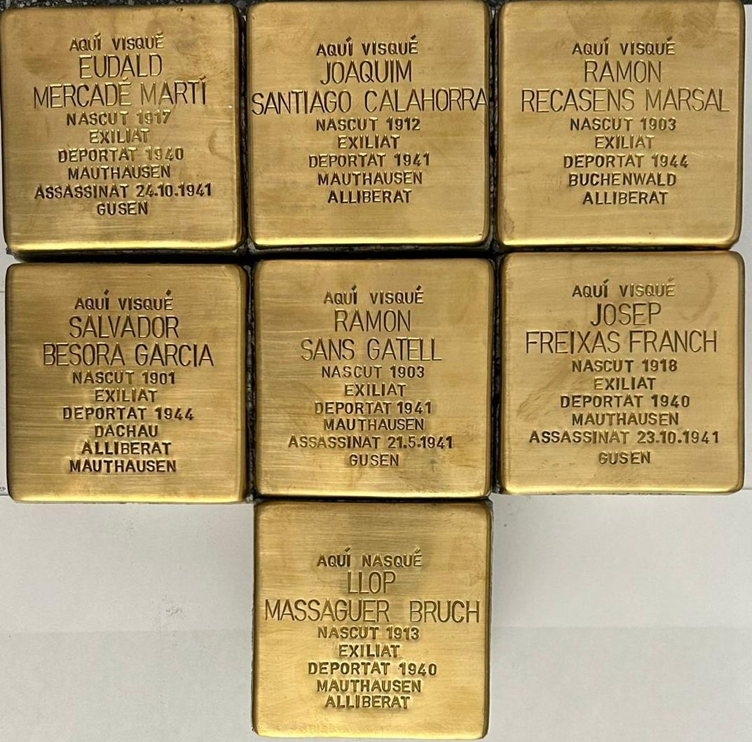 Llambordes de memòria Stolpersteine