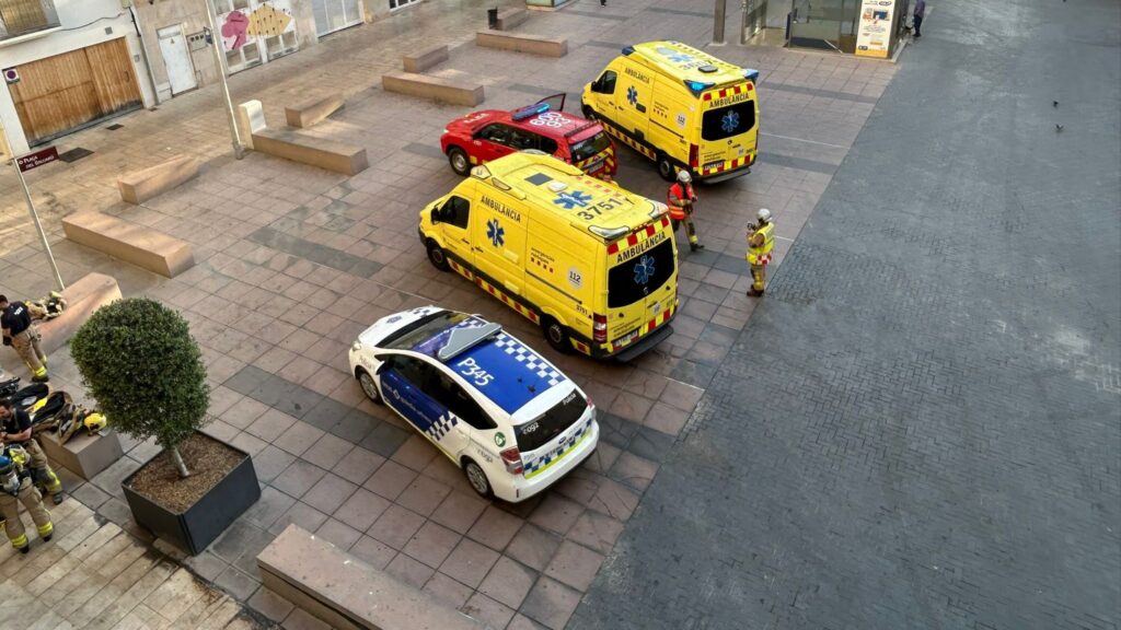 incendi al centre de Reus
