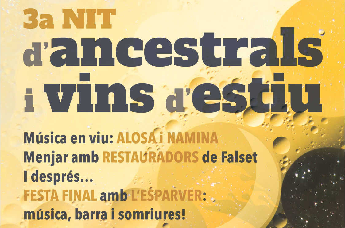 Nit d'Ancestrals i Vins d'estiu a Falset