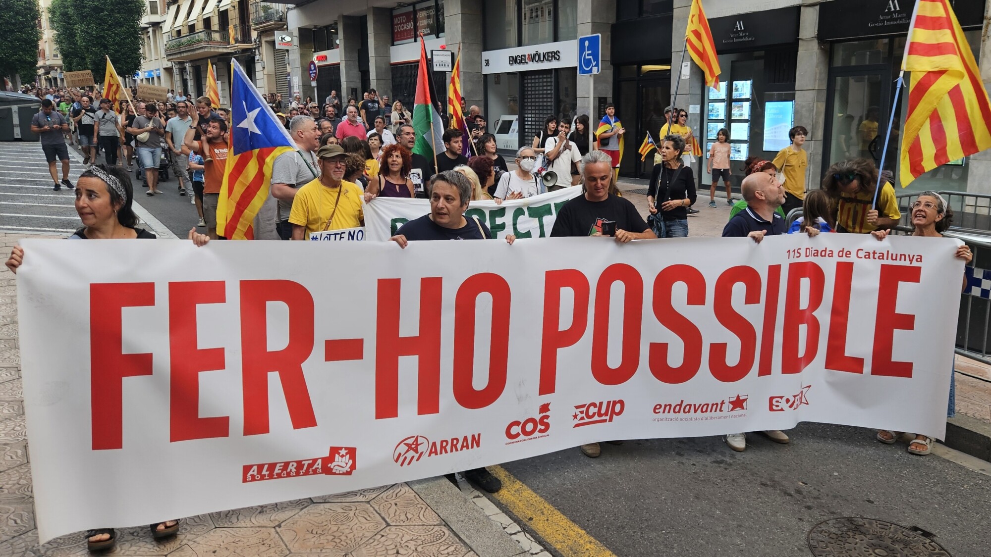 manifestació 11 setembre Reus