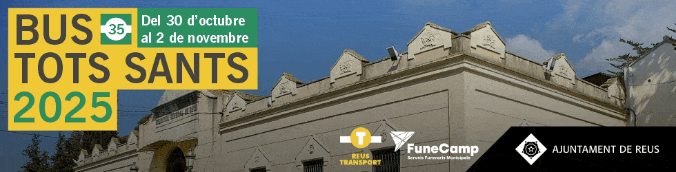 Banner Reus Transport - Tots Sants