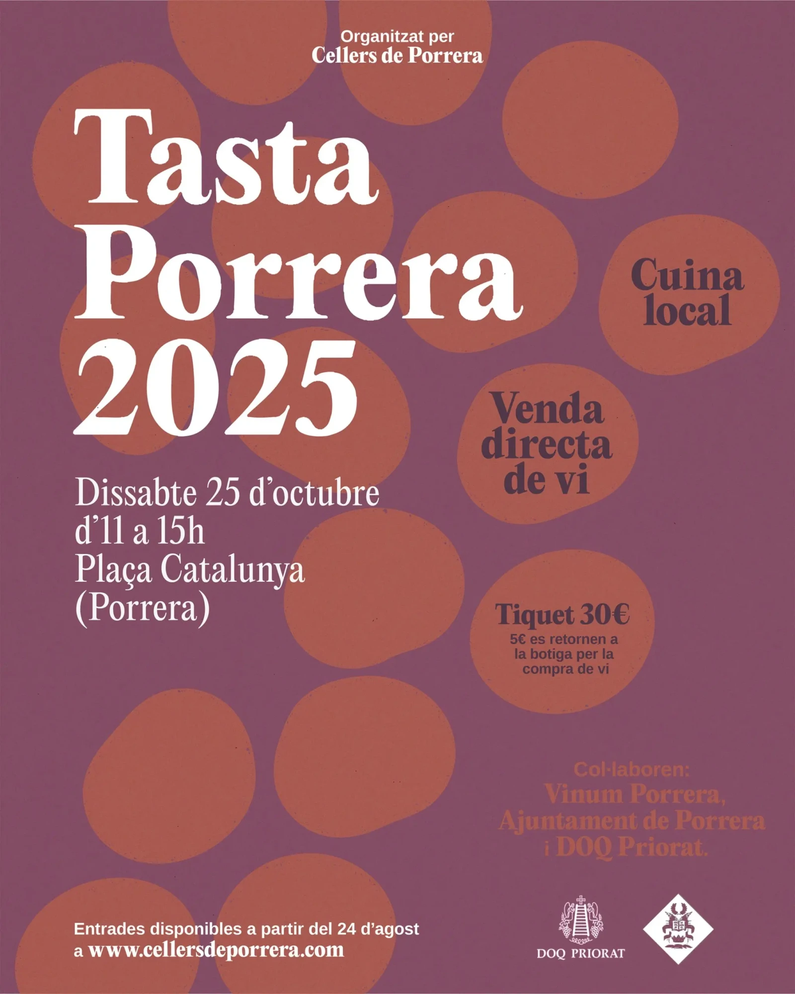 Tasta Porrera 2025 cartell