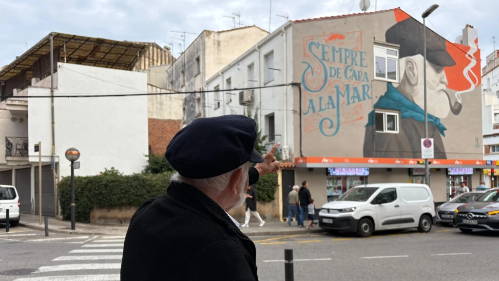 Mural 'Sempre de cara a la mar'