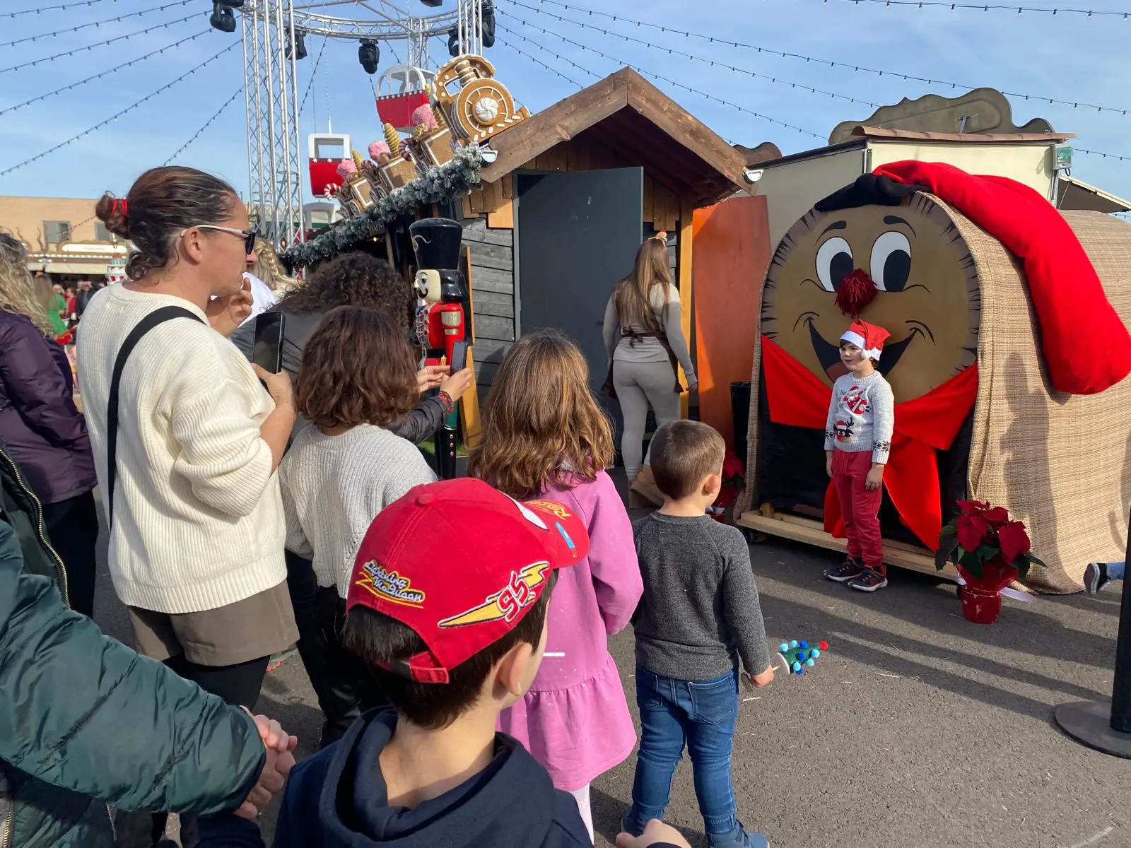 Tió a la Fira de Nadal del Morell'25