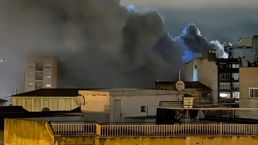 Foc nau carrer Alcalde Pascual