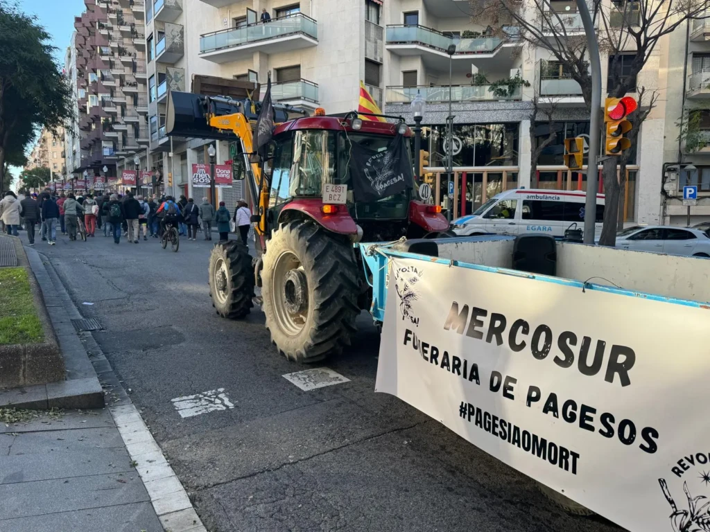 Protesta pagesos Mercosur Tgna'26