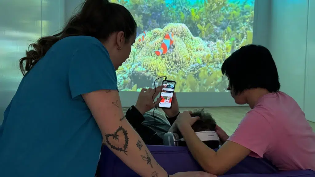 "La sala de la Calma" el nou espai terapèutic de la residència Àtria