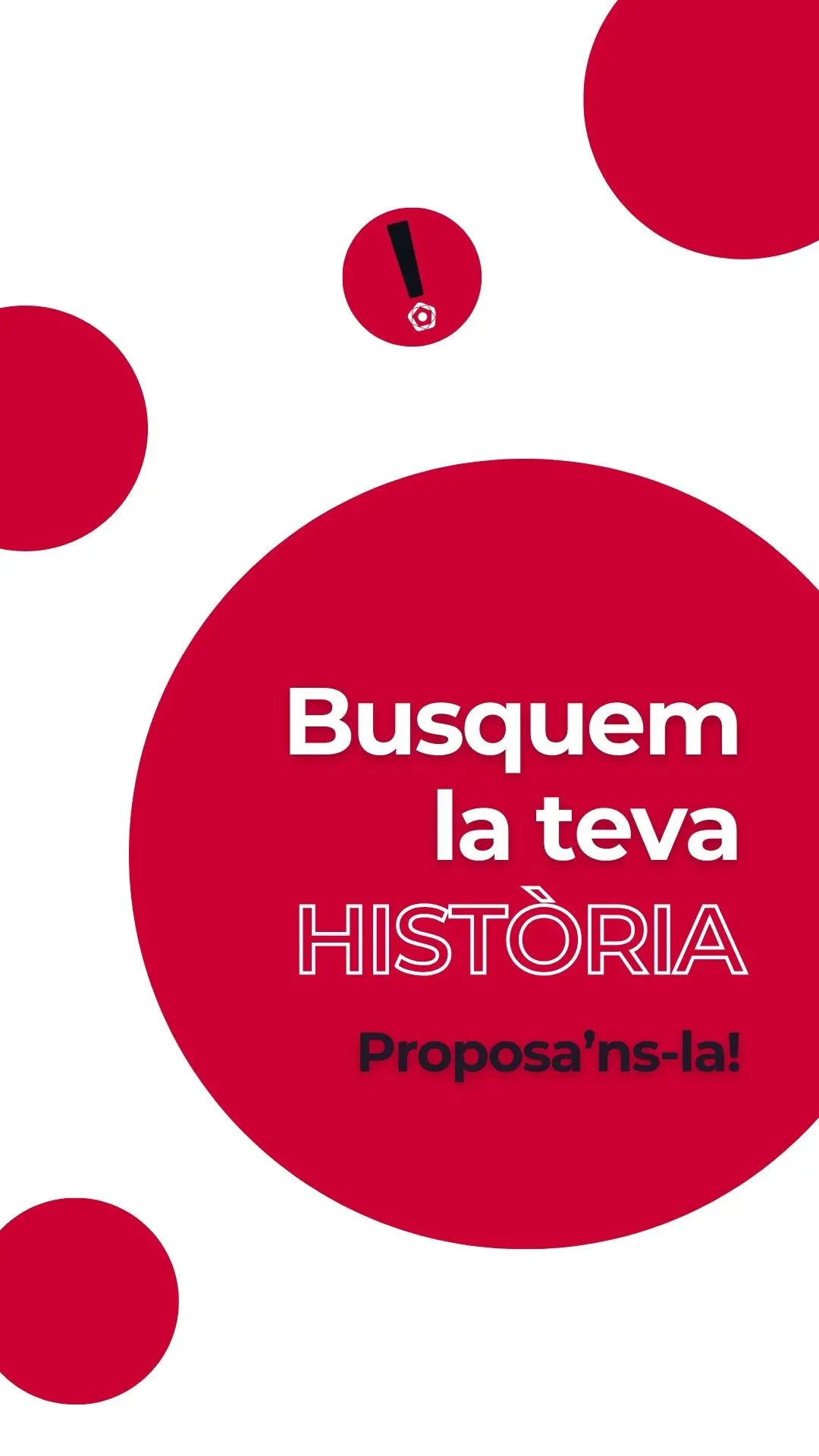 Busquem la teva història