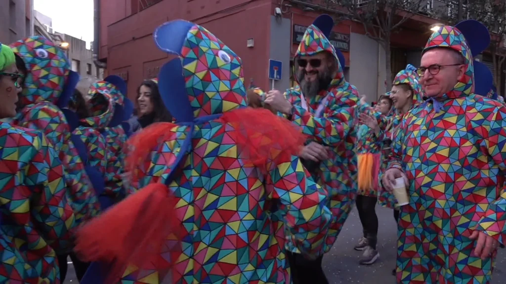 Disfresses sargantana parc Güell, carnaval'26