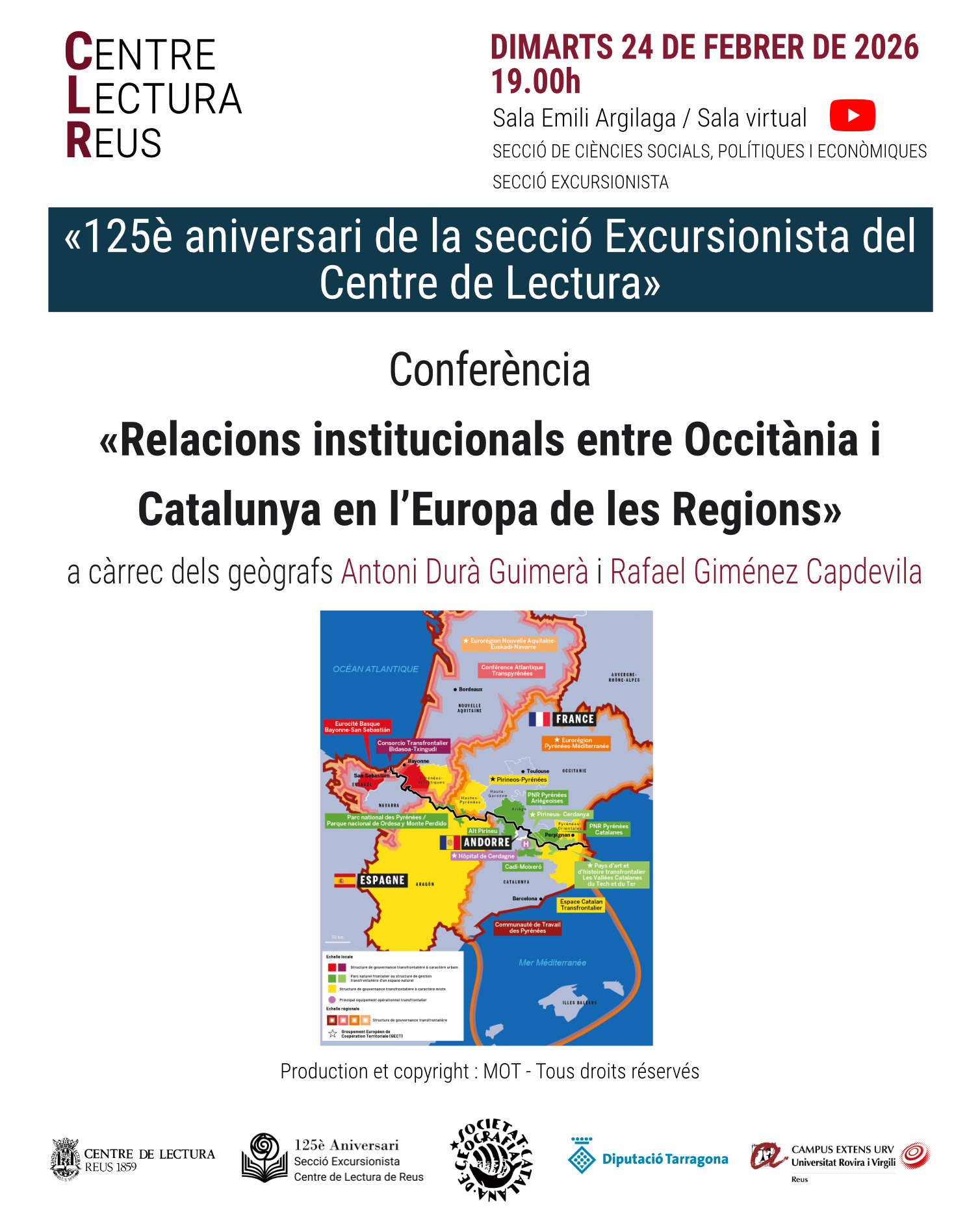 Conferència: Relacions institucionals entre Occitània i Catalunya en l’Europa de les Regions