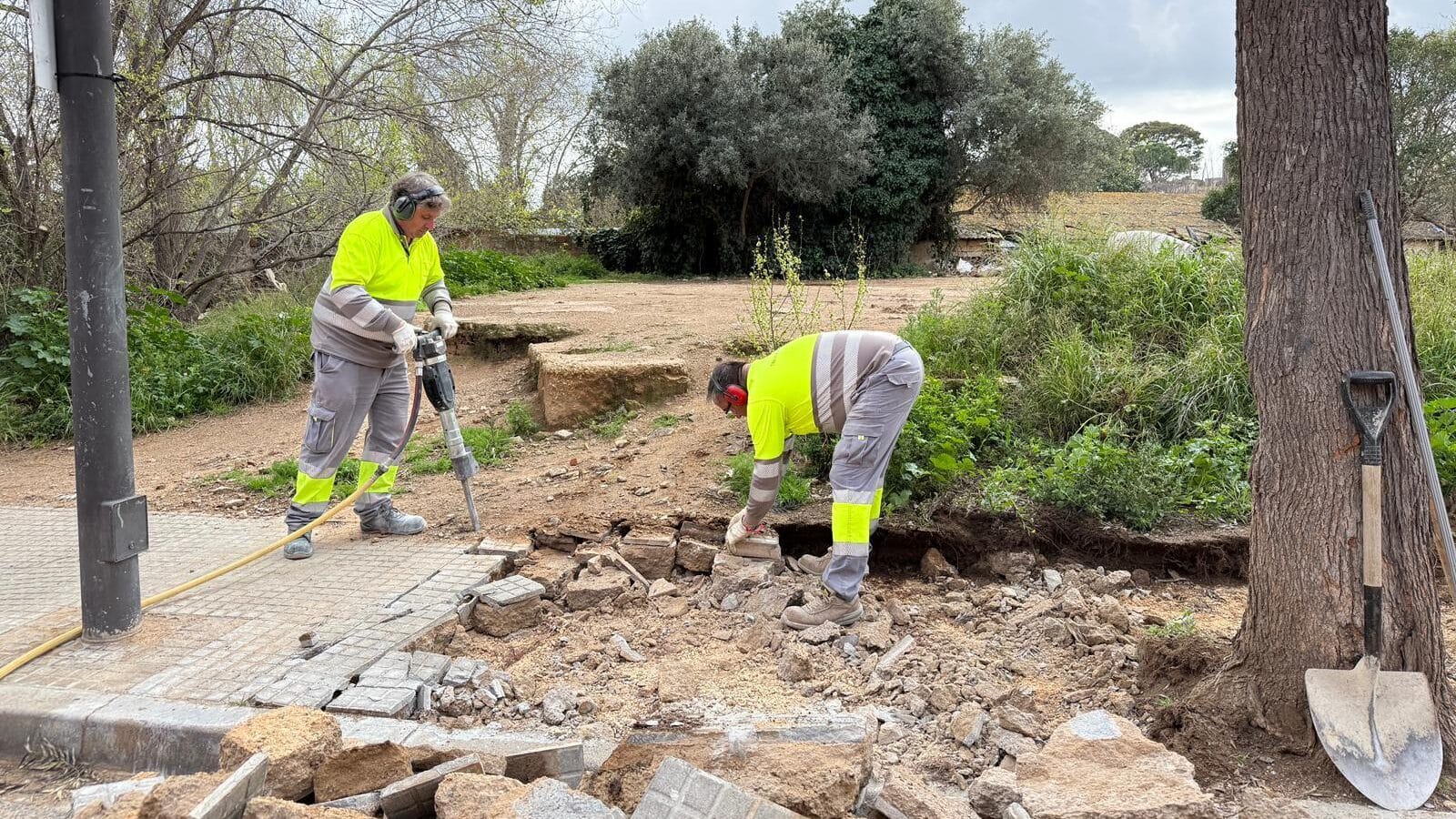 L’Ajuntament avança en el desplegament del pla d'aparcaments dissuasiu i inicia les obres al del carrer de Múrcia