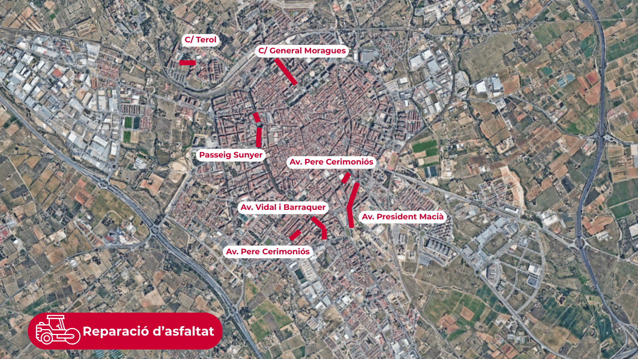 Pla d'asfaltat 2026 Reus