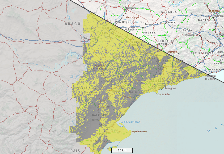 mapa visibilitat eclipsi
