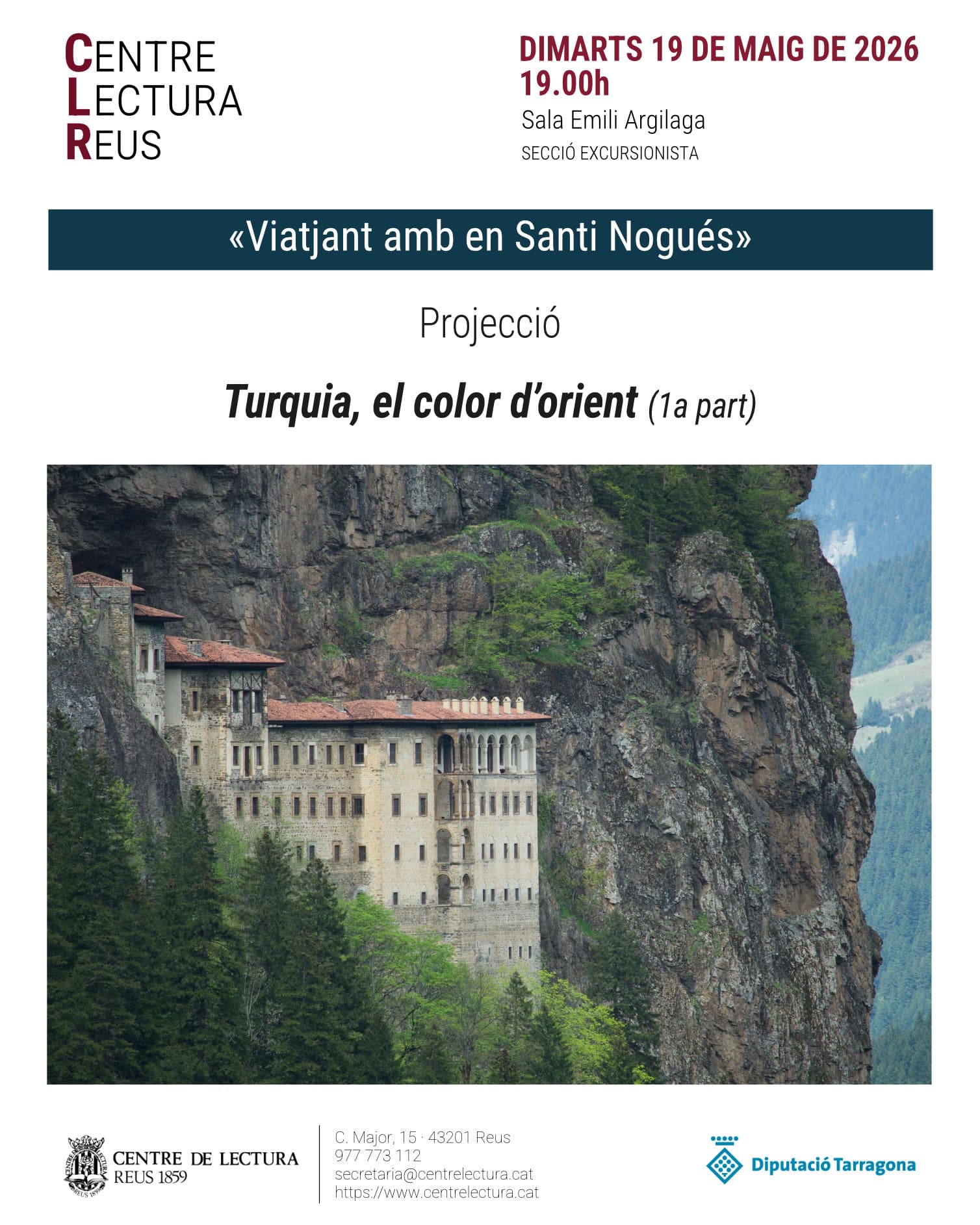 Projecció : Turquia, el color d’orient (1a part)