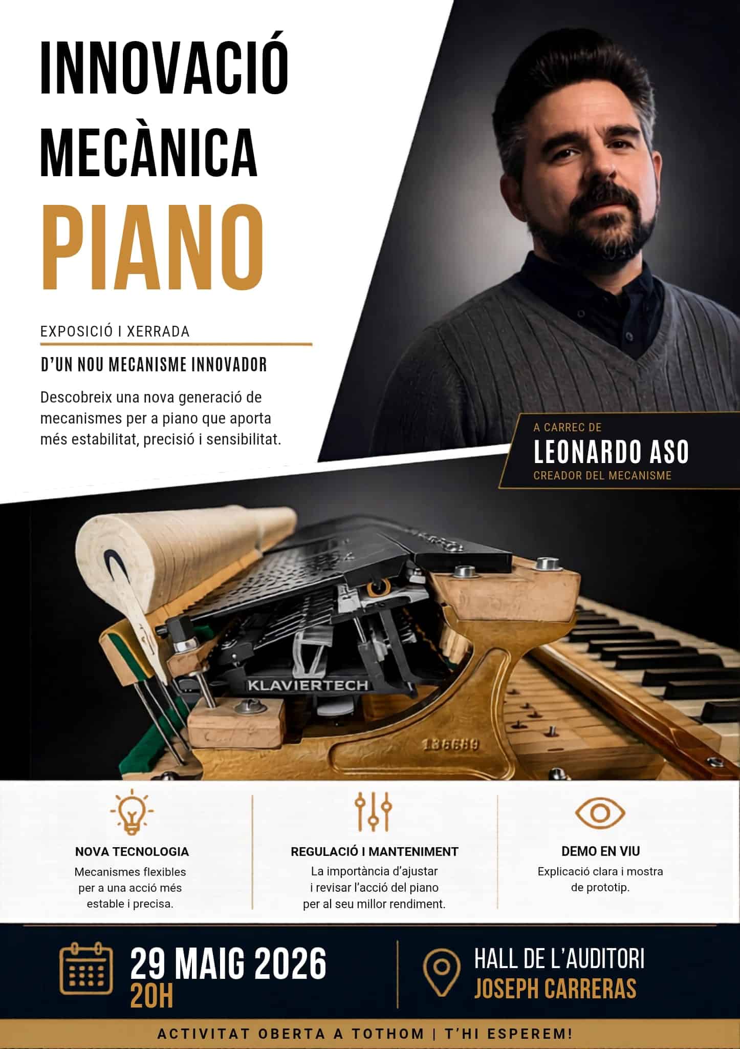 Xerrada Innovació Mecànica Piano