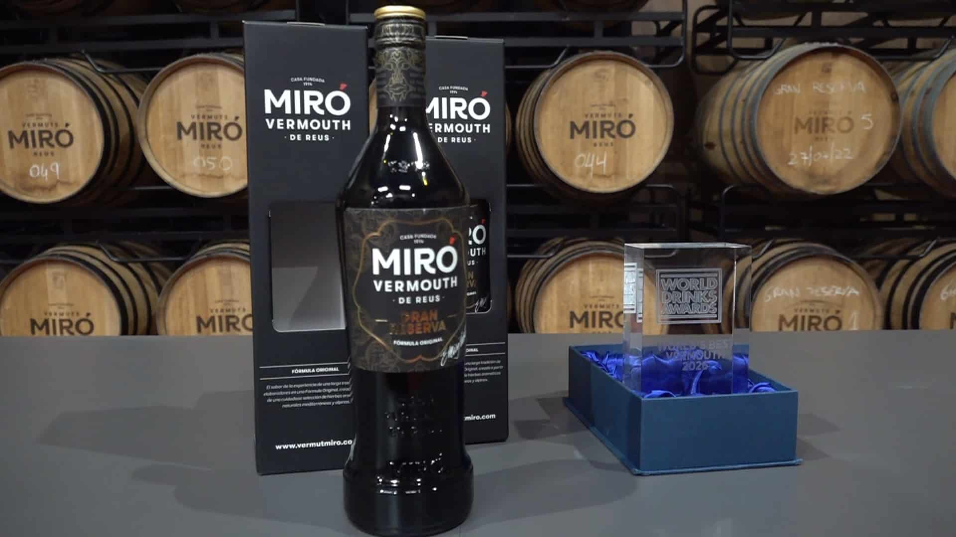 Miró Reus ha rebut el guardó a millor vermut als World Drinks Awards 2026