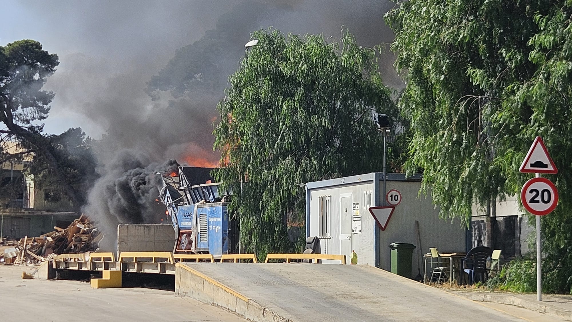 Incendi deixalleria