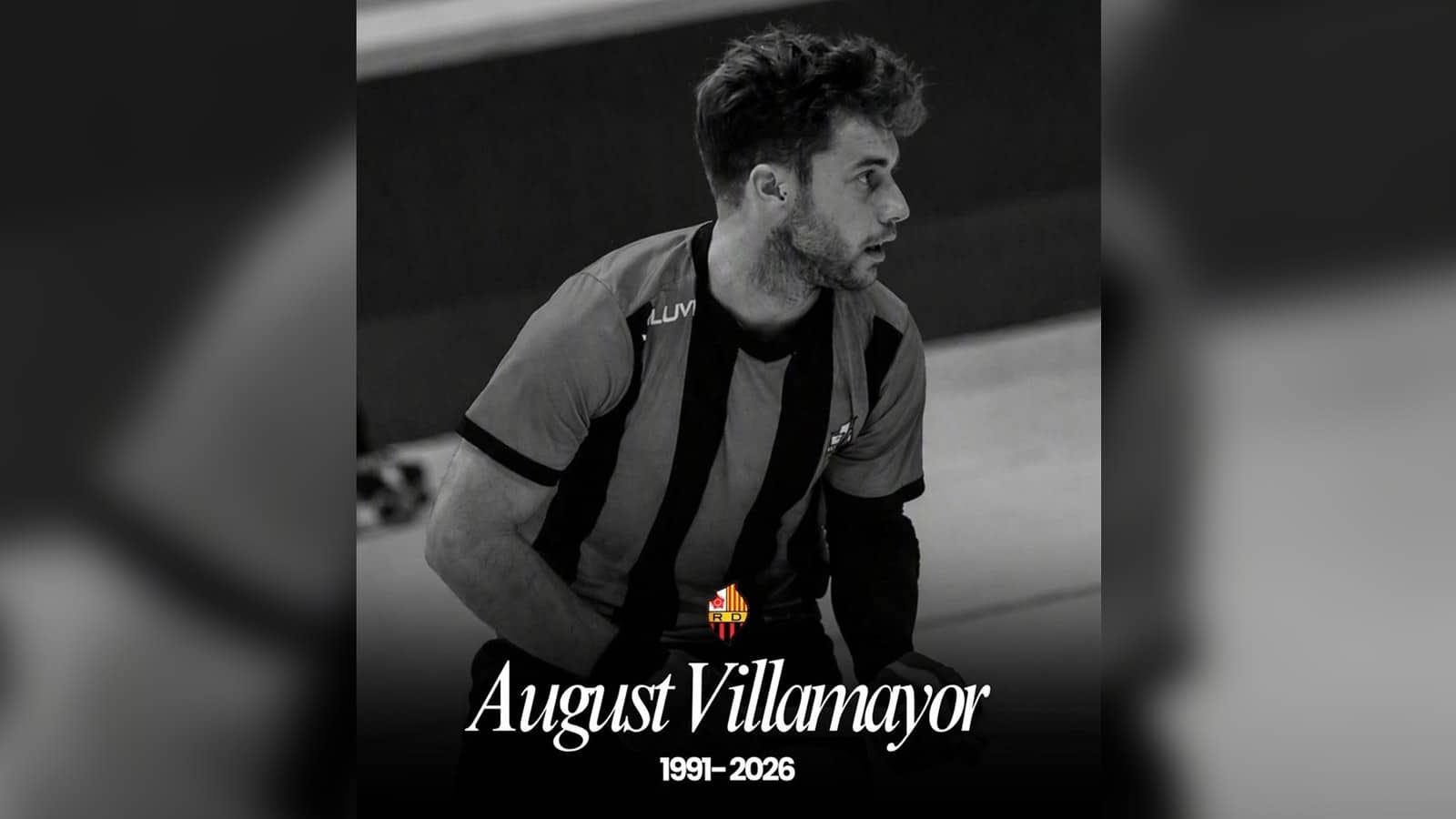 Imatge de record d’August Villamayor amb la samarreta del Reus Deportiu
