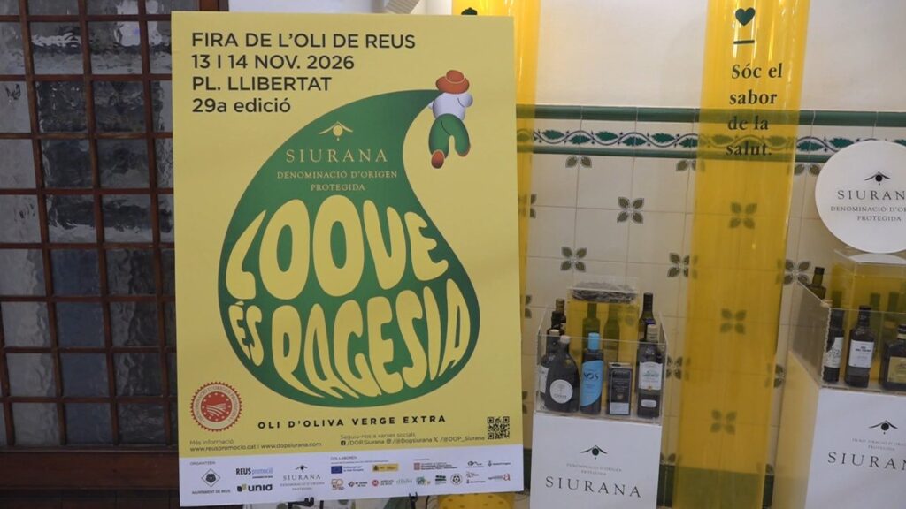 Cartell de la 29a Fira de l’Oli de Reus de la DOP Siurana